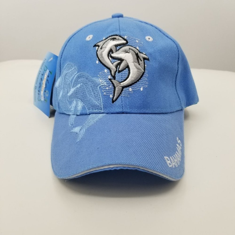 NWT Island Dreams Bahamas Blue‎ Dolphin Hat